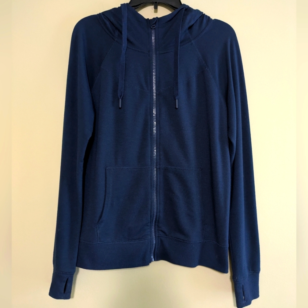 MTA Sport Navy Blue Zip-Up Hoodie